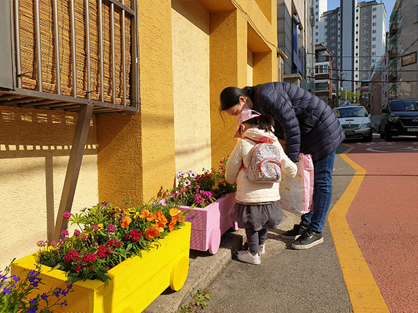 신당5동 주민센터 꽃길 사진 2