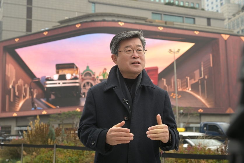 명동스퀘어 프레스투어 사진