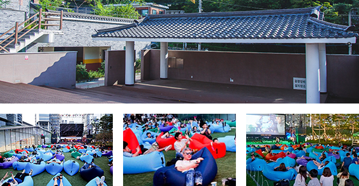 다산성곽길 금요영화제 전경사진