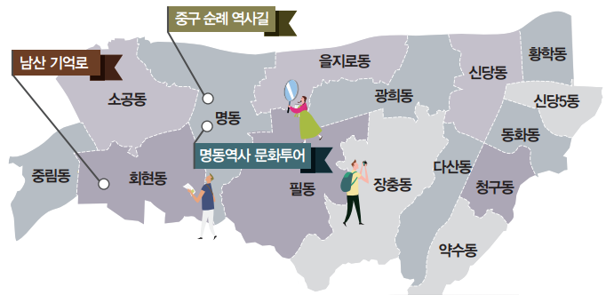 중구의 길 지도
