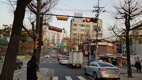 신호등 사진
